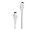 CellularLine ladekabel USB-C til USB-C 2m - Hvit