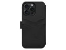 Lommebok med magnetdeksel iPhone 15 Pro - Svart