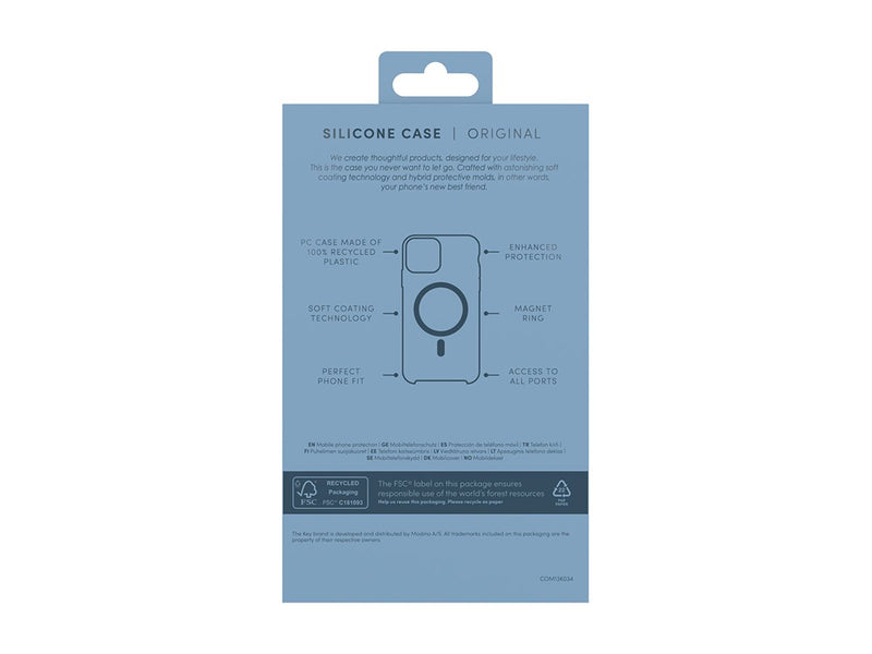 Silikondeksel iPhone 16 Pro Max Magsafe - Blå