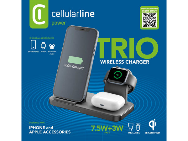 CellularLine 3in1 Ladestativ til Apple