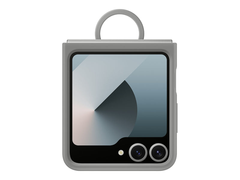 Samsung Silikondeksel m/ring Samsung Flip6 - Grå