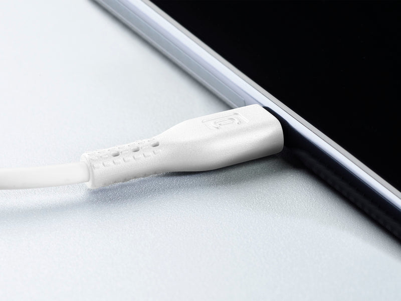 CellularLine ladekabel USB-C til Lightning 1,2m - Hvit