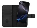 Lommebok med magnetdeksel iPhone 16 Pro - Svart