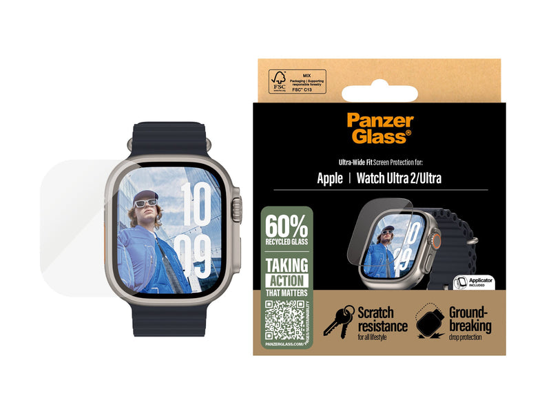 PanzerGlass Skjermbeskyttelse Apple Watch Ultra 2 49mm