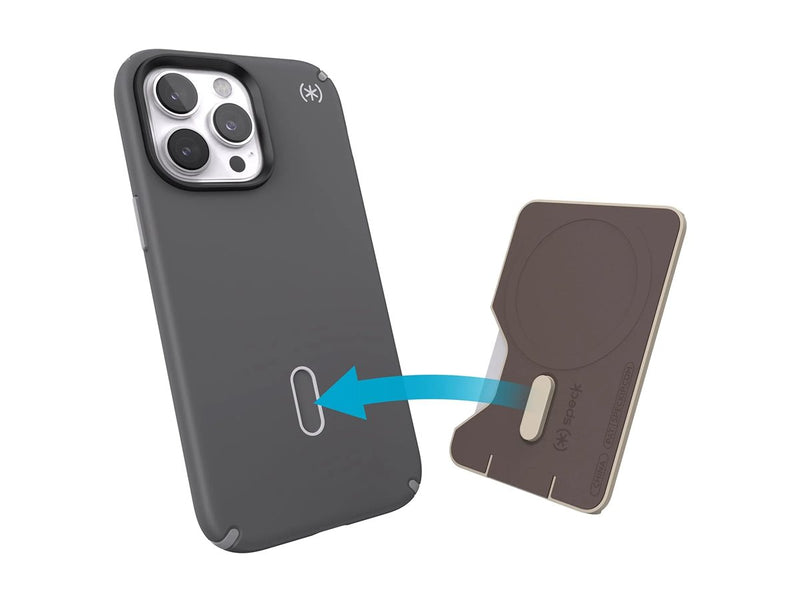 Speck ClickLock Magnetisk Kortholder Magsafe - Grå