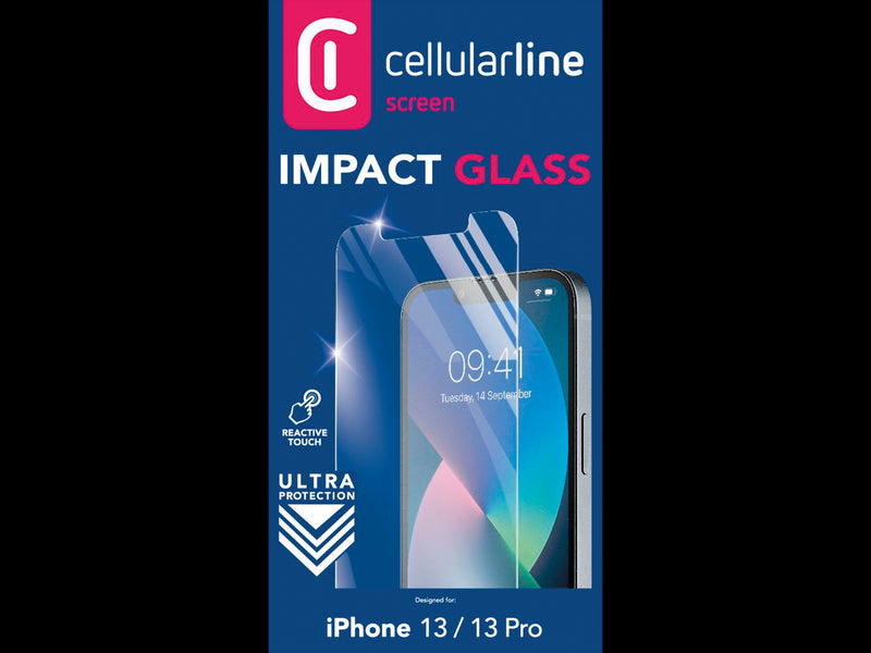 CellularLine Skjermbeskyttelse iPhone 13/13 Pro