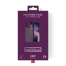 Frosted TPU-deksel iPhone 18 Pro Max / 17 Pro Max Magsafe - Mørk kirsebærrød