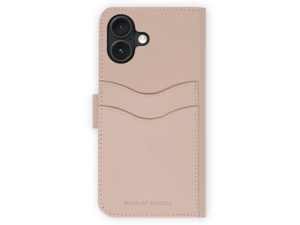 iDeal Magnet+ Lommebokdeksel iPhone 16 - Rosa