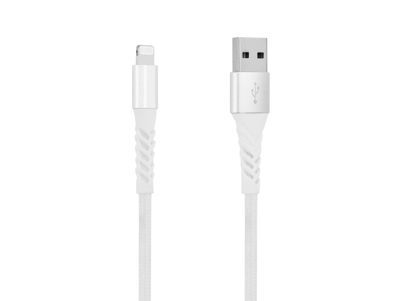 Key GRS Ladekabel USB-A til Lightning 1m - Hvit