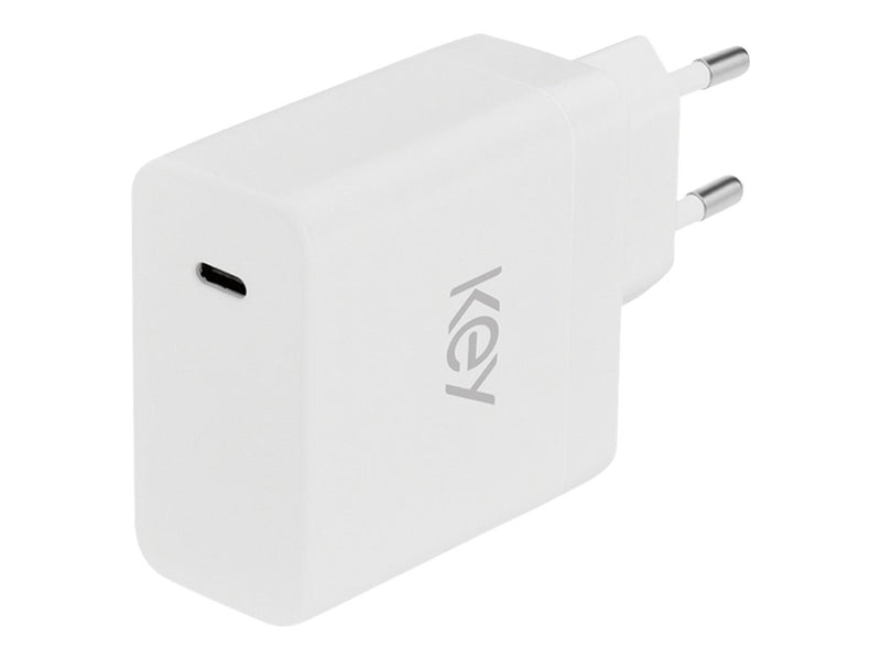 KEY 65W Strømadapter USB-C u/kabel