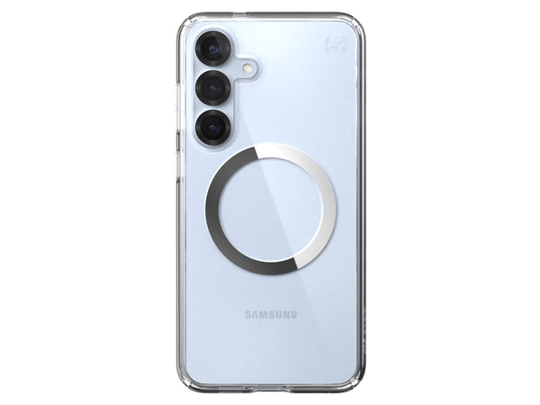 Speck Presidio Grip Deksel Samsung S25 Plus/S24 Plus Qi2 Magnet - Gjennomsiktig