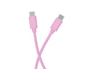 Key Ladekabel USB-C til USB-C 1m - Rosa