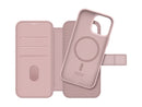 Lommebok med magnetdeksel iPhone 17e/16e/15/14/13 - Rosa