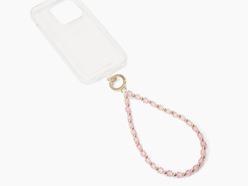 iDeal Multi Beads Phone Strap - Rosa