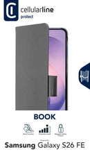CellularLine Book Agenda2 Lommebokdeksel Samsung S26 FE - Svart
