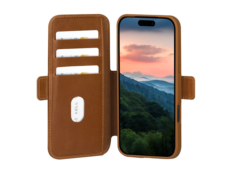 dbramante Copenhagen Lommebokdeksel iPhone 17 Pro Max - Brun