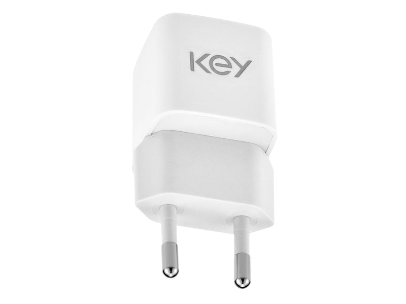 KEY 20W Duo Strømadapter USB-A og USB-C
