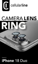 CellularLine Linsebeskyttelse iPhone Duo