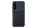 Samsung Silikondeksel m/kortholder Samsung A57 - Svart