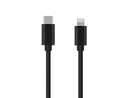 Key Ladekabel USB-C til Lightning 1m - Svart
