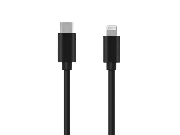 Key Ladekabel USB-C til Lightning 1m - Svart