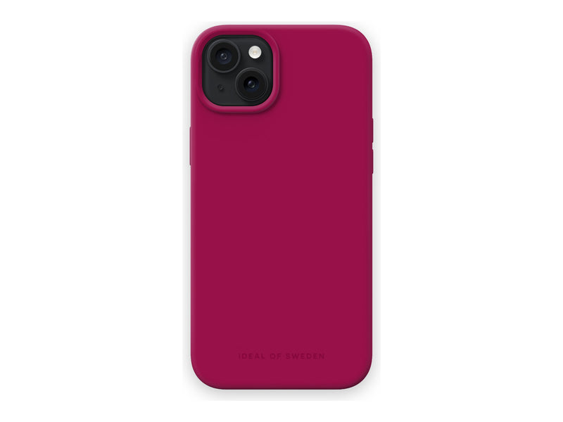 iDeal Silikondeksel iPhone 15 Plus Magsafe - Magenta