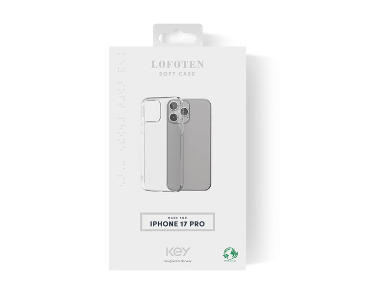 Lofoten Silikondeksel iPhone 17 Pro - Gjennomsiktig