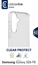CellularLine Duo Mobildeksel Samsung S26 FE - Gjennomsiktig