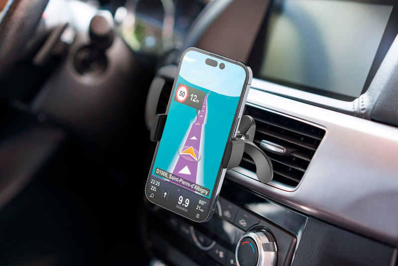 CellularLine Spin Fit Mobilholder til bil - Svart