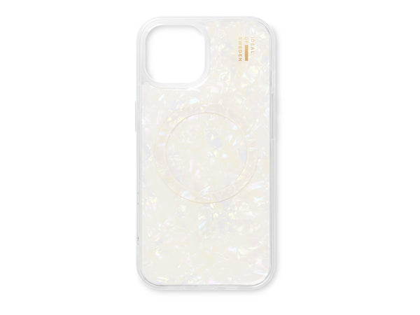 iDeal Pearlized Mobildeksel iPhone 15/14/13 - Hvit