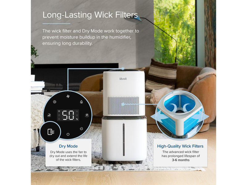 Erstatningsfilter for Levoit Superior 6000S Smart Luftfukter