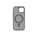 Frosted TPU-deksel iPhone 17e/16e/15/14/13 Magsafe - Svart