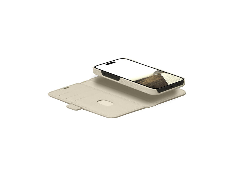 dbramante New York Lommebokdeksel iPhone 15 Magsafe - Sanddyne