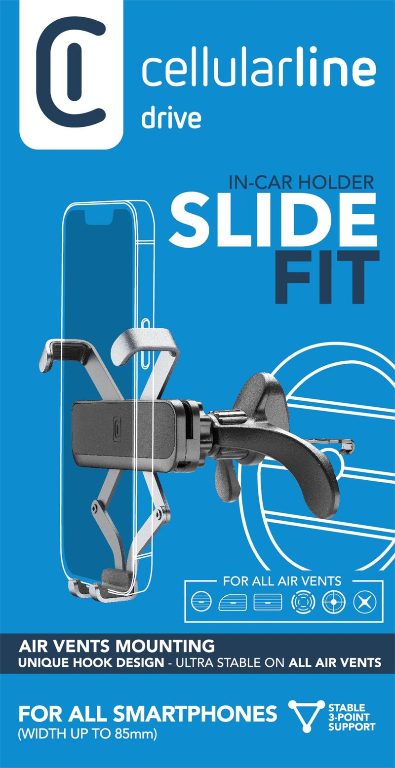 CellularLine Slide Fit - Universal Mobilholder til bil