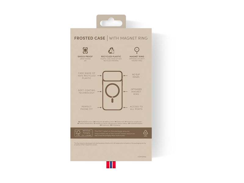 Frosted TPU-deksel iPhone 17 Magsafe - Beige