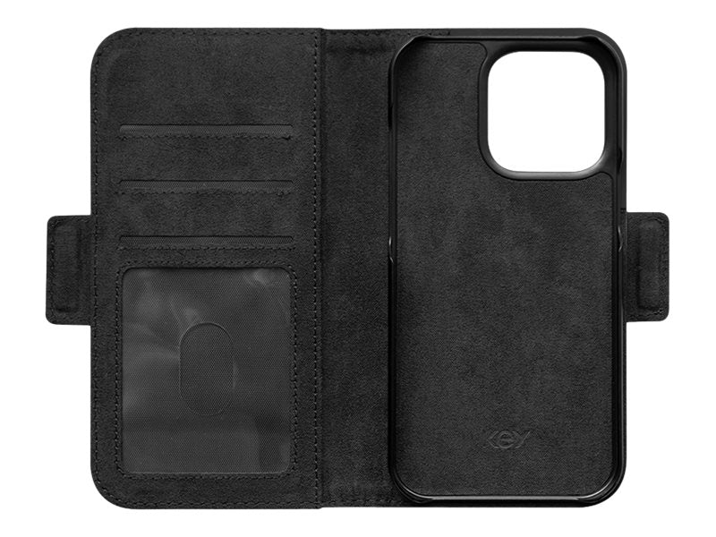 Lommebokdeksel iPhone 14 Pro - Svart