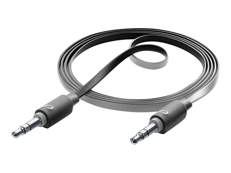 CellularLine Aux Lydkabel 3.5mm 1m - Svart