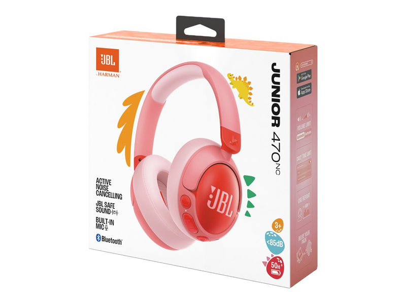 JBL JR470 Trådløse Hodetelefoner - Rosa