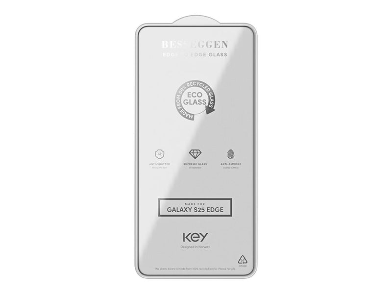 ECO Skjermbeskyttelse med heldekkende glass Samsung S25 Edge