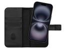 Lommebok med magnetdeksel iPhone 16 Plus - Svart