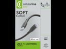 CellularLine ladekabel USB-C til Lightning 1,2m - Svart