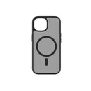Frosted TPU-deksel iPhone 17e/16e/15/14/13 Magsafe - Svart