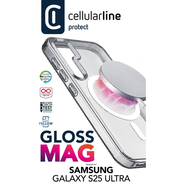 CellularLine Gloss Mobildeksel Samsung S25 Ultra - Gjennomsiktig