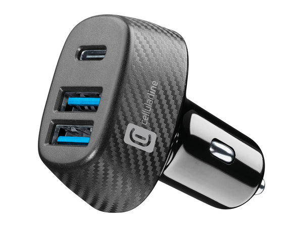 CellularLine 44W Multipower Trio Billader USB-A og USB-C