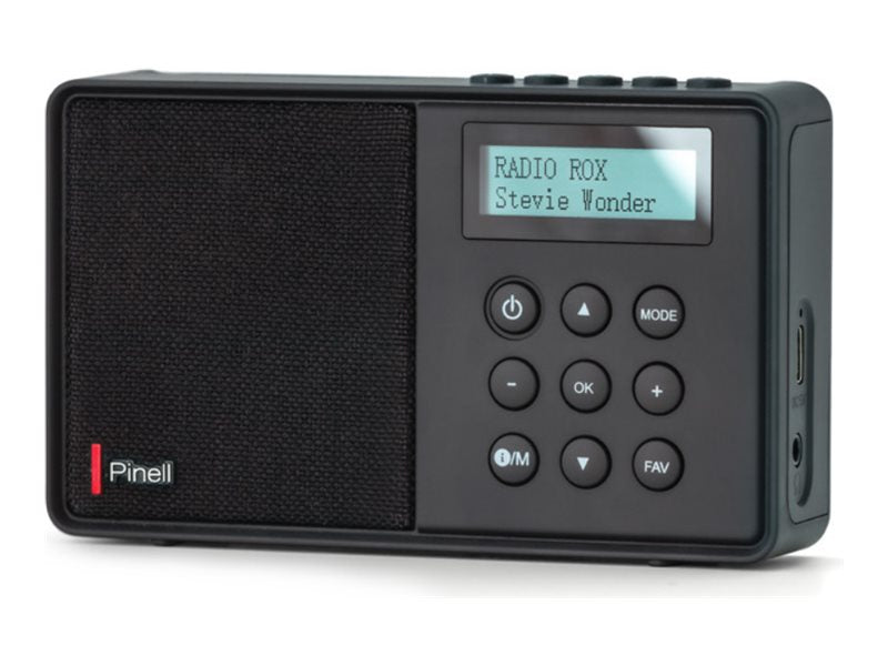 Pinell Micro DAB-radio - Svart