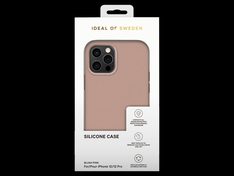 iDeal Silikondeksel iPhone 12/12 Pro - Pudderrosa