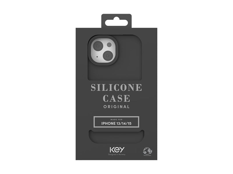 Silikondeksel iPhone 15/14/13 Magsafe - Svart