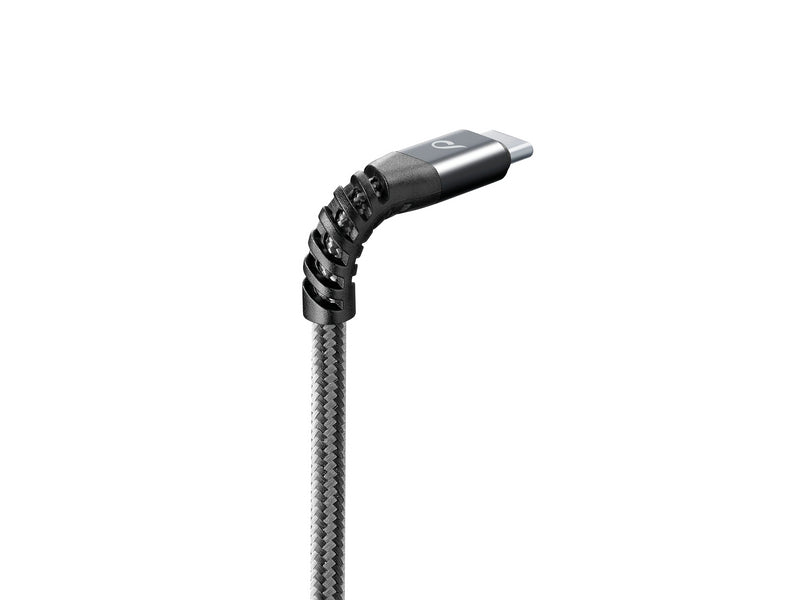 CellularLine Tetra Force ladekabel USB-C til USB-C 1,2m - Svart