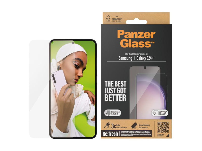 PanzerGlass Skjermbeskyttelse Samsung S24 Plus