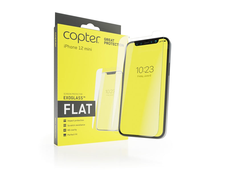 Copter Exoglass Flat Skjermbeskyttelse iPhone 12 Mini